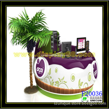 2013 High Quality Special Design Mall Food Kiosk for Coffee, Yogurt, Ice Cream (F20036)